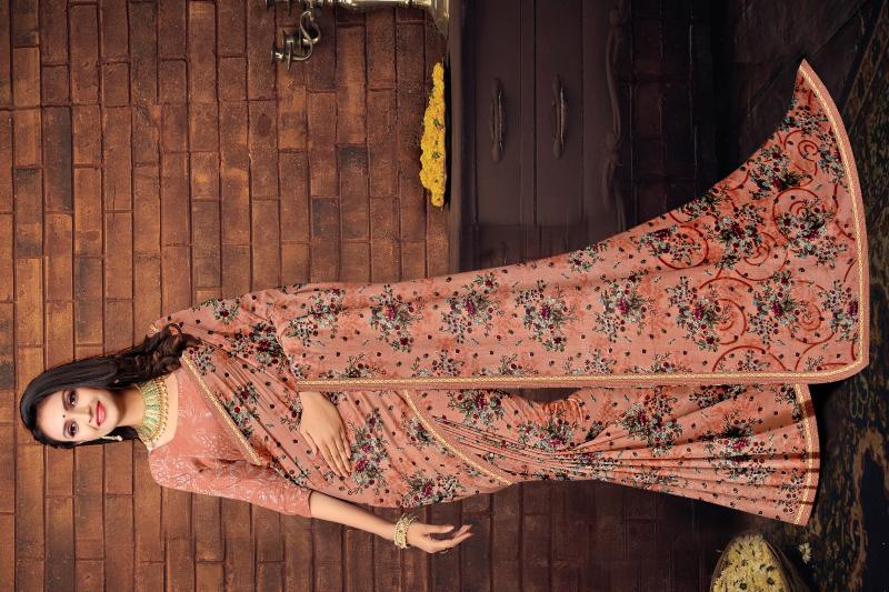 OLA  Renial fancy flower print Saree Wholesale catalog