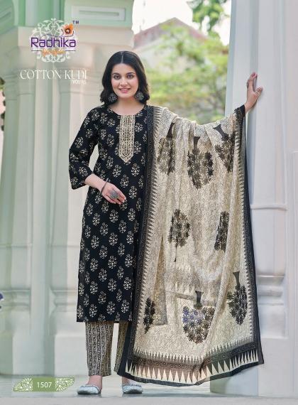 Radhika Cotton Kudi Vol 15 KURTI Wholesale catalog