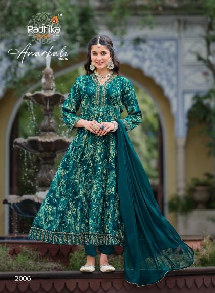 RADHIKA lifestyle  ANARKALI VOL 2 kurti wholesale catalog