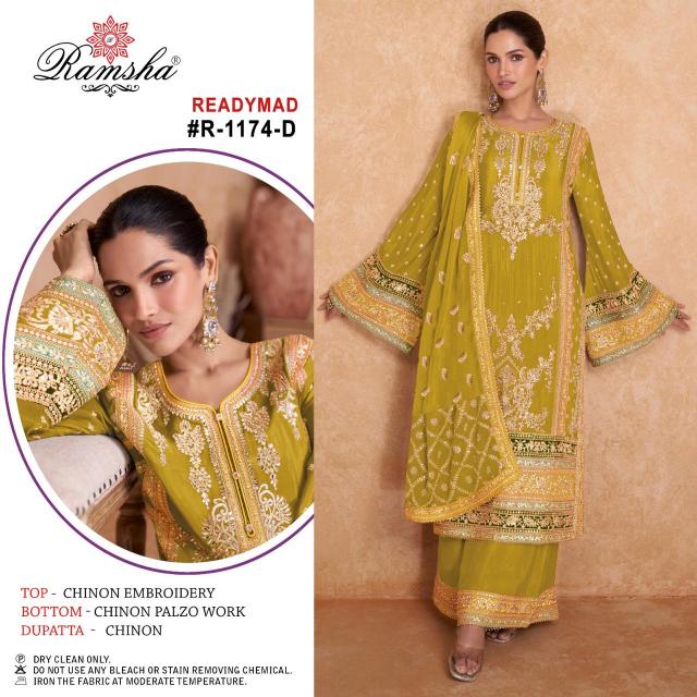 Ramsha R 1174 Nx Ready Made Pakistani Suits wholesale catalog