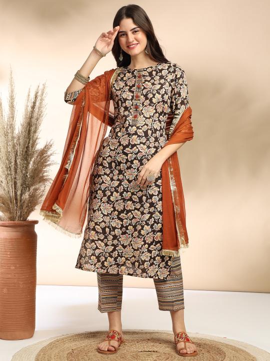 Riyana Vol 55 Polyester Printed Kurti Bottom With Dupatta wholesale catalog