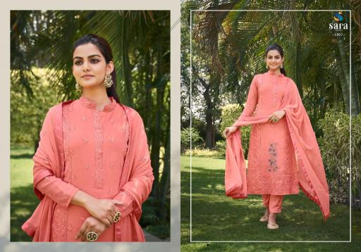 Sara Khwaab Georgette Designer Salwar kameez wholesale catalog
