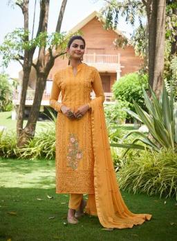 Sara Khwaab Georgette Designer Salwar kameez wholesale catalog