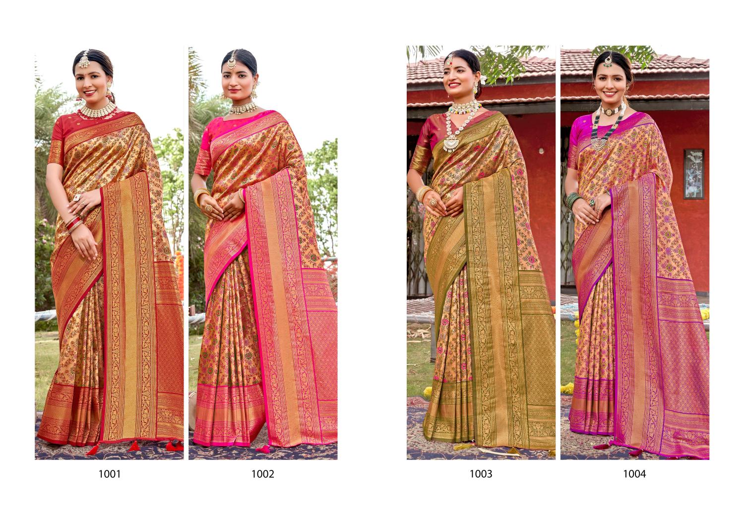 Saroj  Riwaayat silk Vol - 2 Jacquard silk Wholesale catalog    