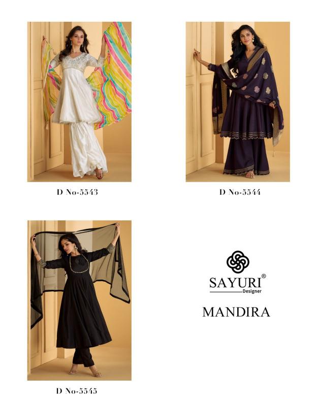 Sayuri Mandira Designer Silk Salwar Kameez Wholesale catalog