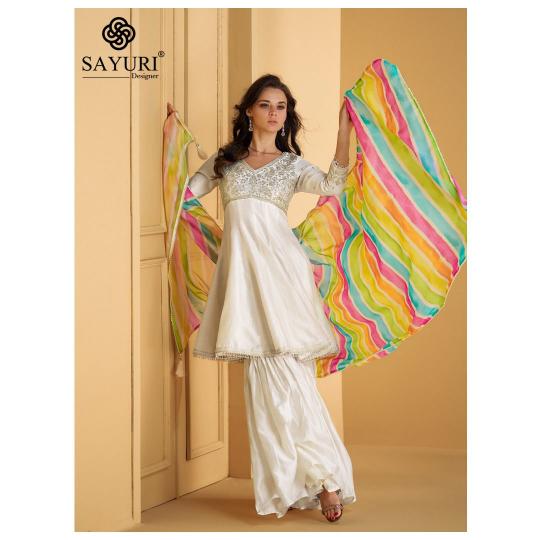 Sayuri Mandira Designer Silk Salwar Kameez Wholesale catalog