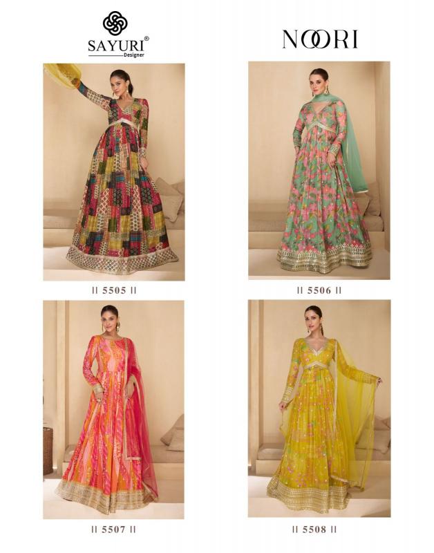 Sayuri Noori Georgette Designer Salwar Kameez Wholesale catalog