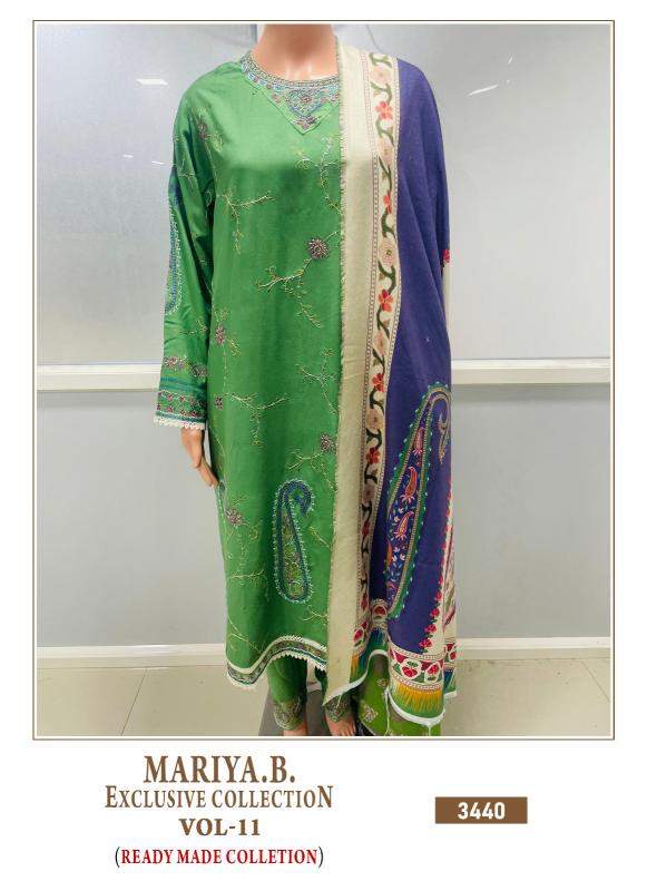 Shree Mariya B Exclusive 11 Ready Made Chiffon Dupatta Pakistani Suit wholesale catalog