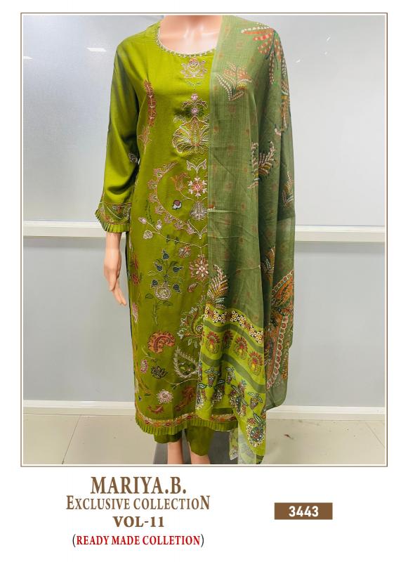 Shree Mariya B Exclusive 11 Ready Made Cotton Dupatta Pakistani Suit wholesale catalog