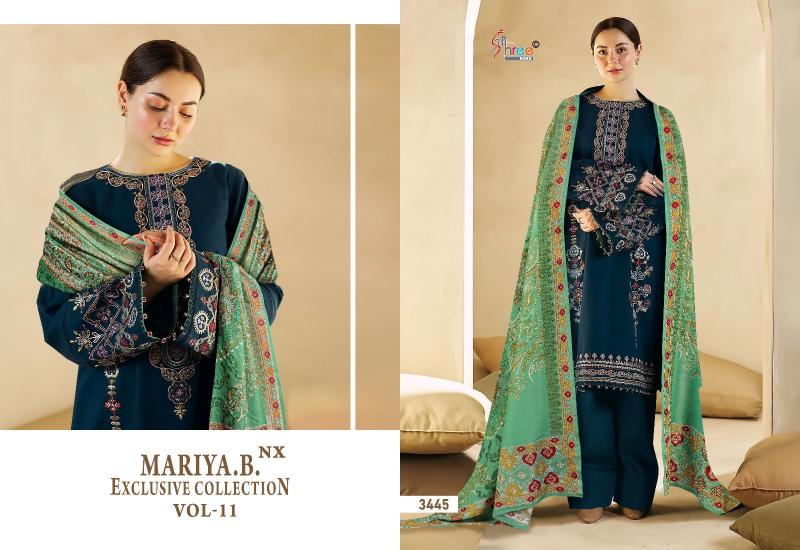 Shree Mariya B Exclusive Collection Vol 11 Nx Chiffon Dupatta Salwar Suit Wholesale catalog