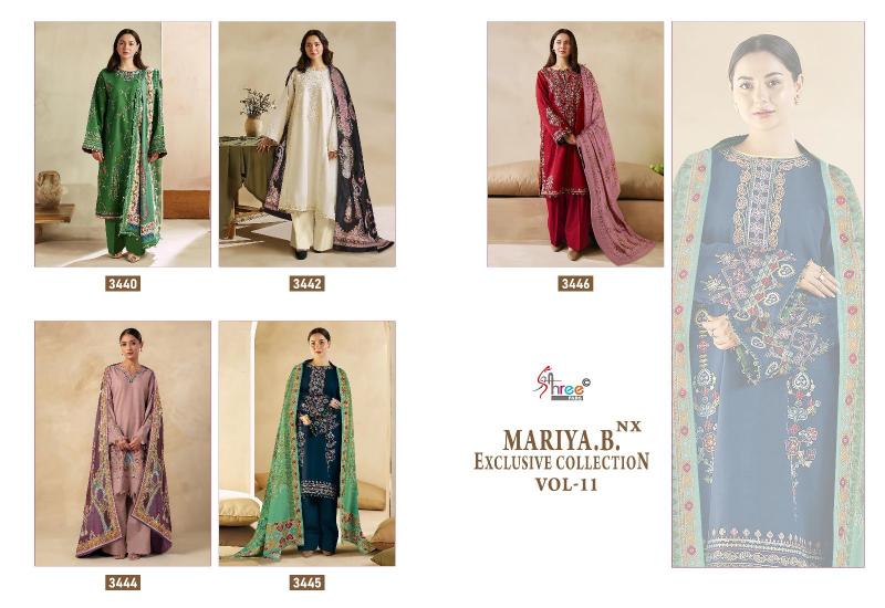 Shree Mariya B Exclusive Collection Vol 11 Nx Cotton Dupatta Salwar Suit Wholesale catalog