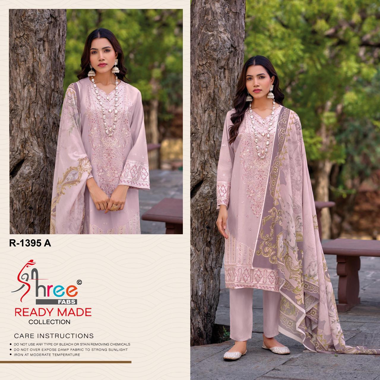 Shree R 1395 A To D Salwar Suits Wholesale catalog