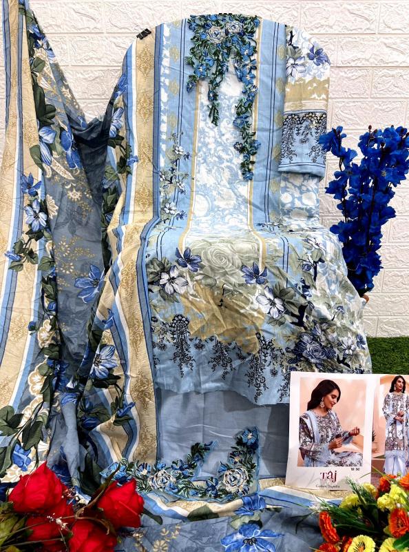 Taj Firdous Queens Court Cotton Dupatta wholesale salwar kameez wholesale catalog