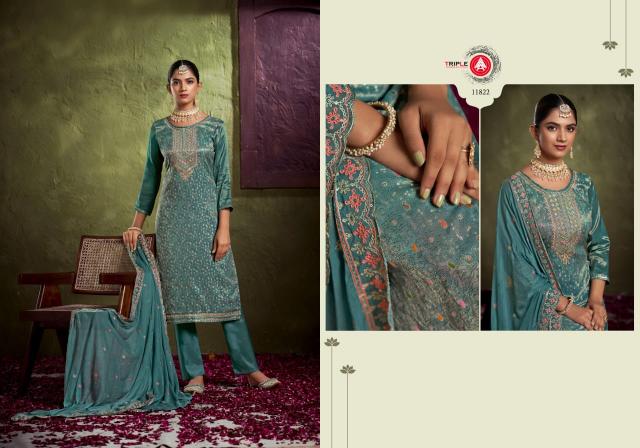 Triple Aaa Viha Simar Fancy Dress Material wholesale catalog