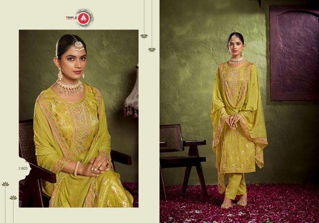 Triple Aaa Viha Simar Fancy Dress Material wholesale catalog