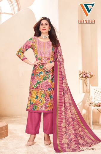 Vandana C Kanika Vol 1 Ready Made Muslin Suit  wholesale catalog