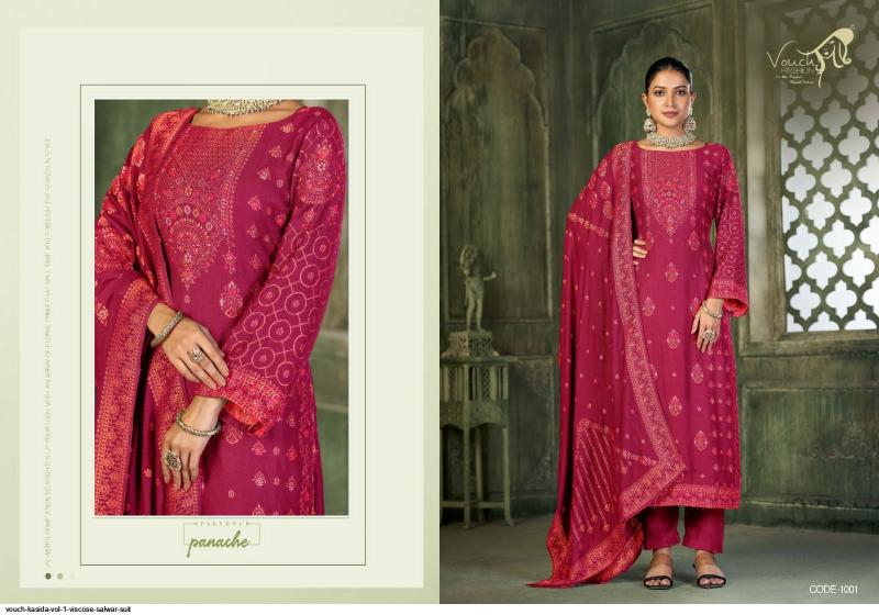 VOUCH KASIDA VOL VISCOSE SALWAR KAMEEZ Wholesale catalog