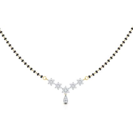5 Star Fancy Diamond Mangalsutra