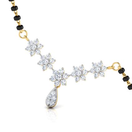 5 Star Fancy Diamond Mangalsutra