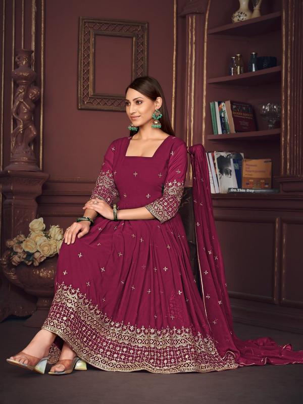 9Star Apple 01 Designer Georgette Salwar Suit Wholesale catalog