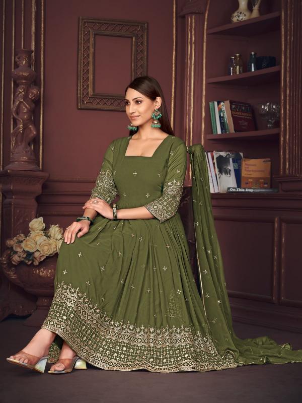 9Star Apple 01 Designer Georgette Salwar Suit Wholesale catalog
