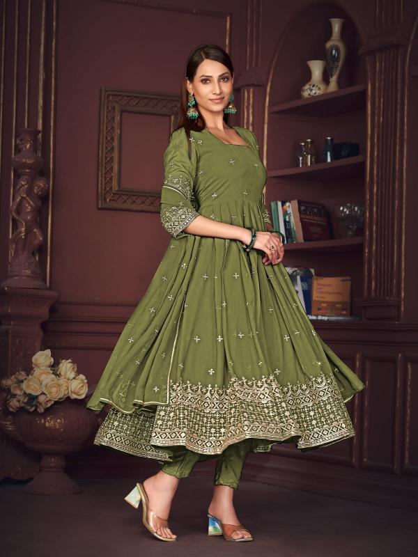 9Star Apple 01 Designer Georgette Salwar Suit Wholesale catalog