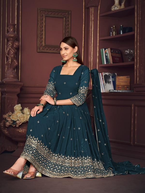 9Star Apple 01 Designer Georgette Salwar Suit Wholesale catalog