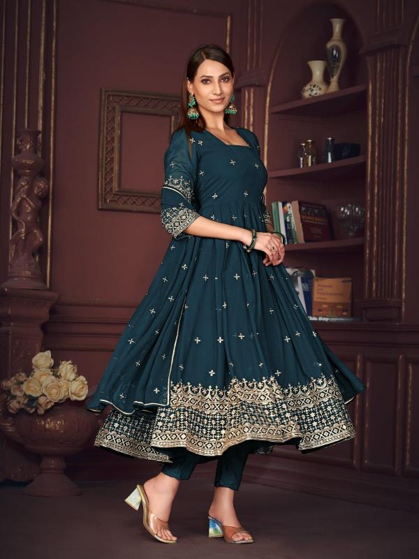 9Star Apple 01 Designer Georgette Salwar Suit Wholesale catalog