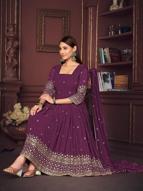 9Star Apple 01 Designer Georgette Salwar Suit Wholesale catalog