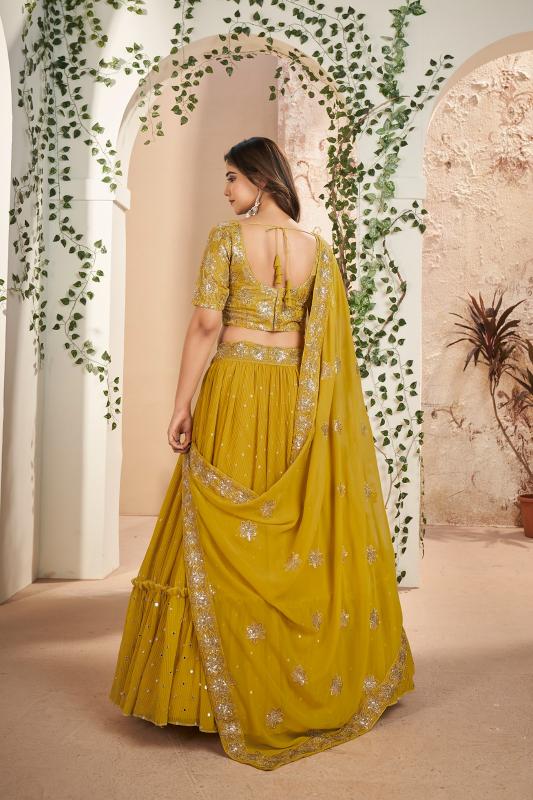 Aahvan Gulkanya Vol 5 Georgette Lehenga Choli Wholesale catalog