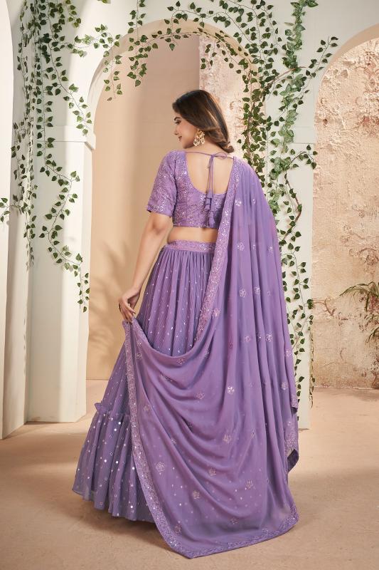 Aahvan Gulkanya Vol 5 Georgette Lehenga Choli Wholesale catalog