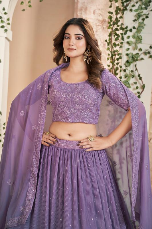 Aahvan Gulkanya Vol 5 Georgette Lehenga Choli Wholesale catalog