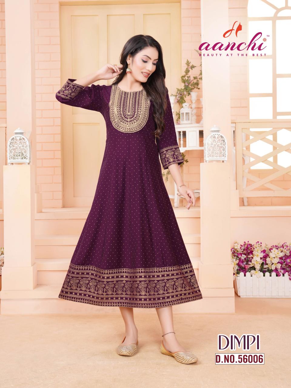 Aanchi Dimpi Kurti Wholesale Catalog