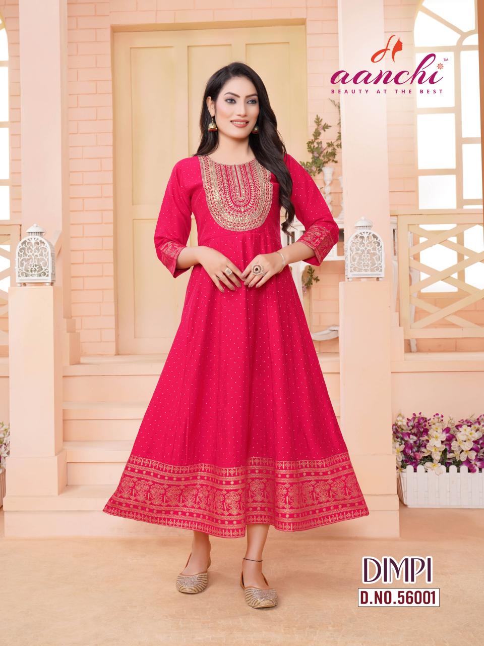Aanchi Dimpi Kurti Wholesale Catalog