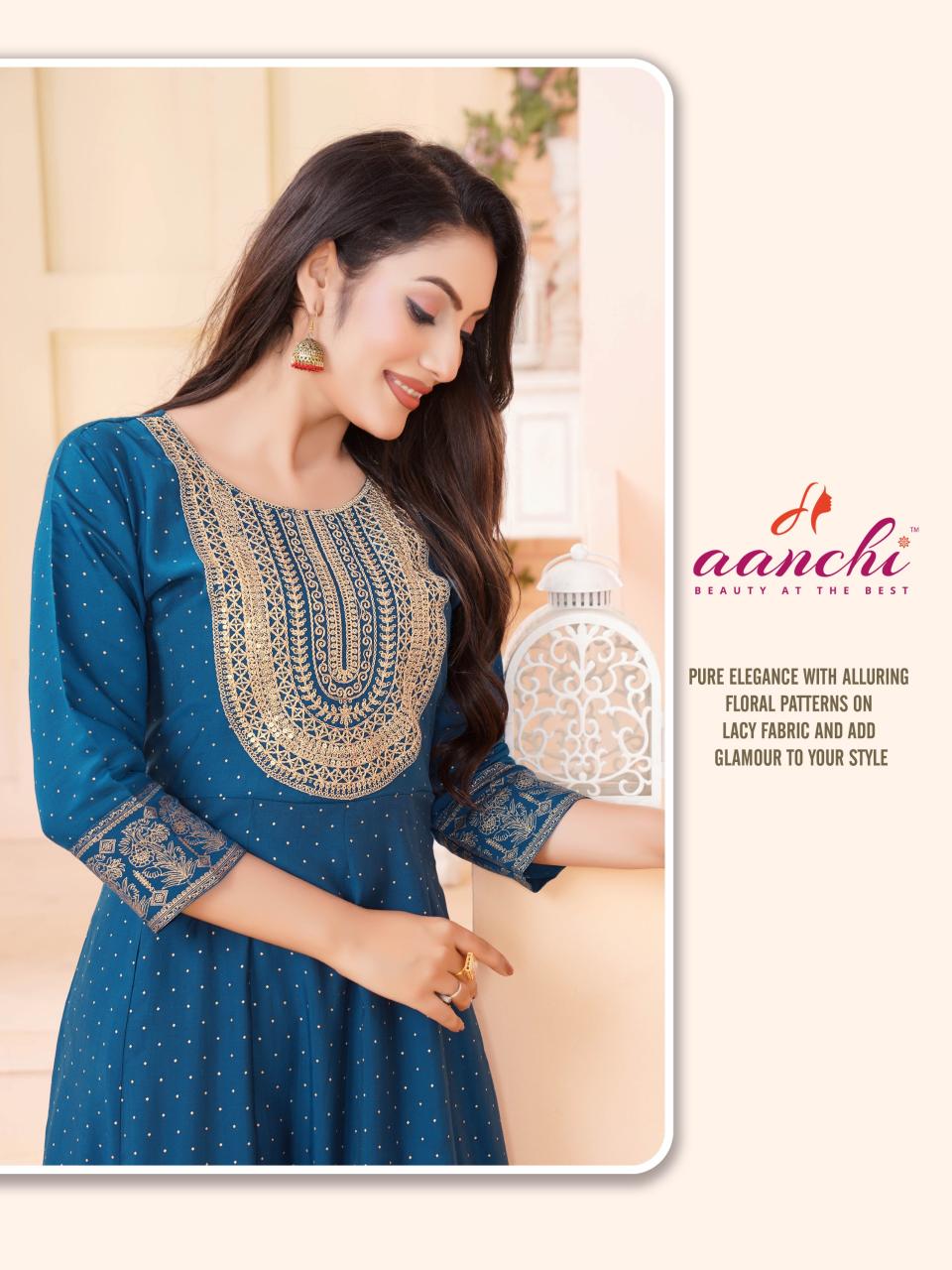 Aanchi Dimpi Kurti Wholesale Catalog