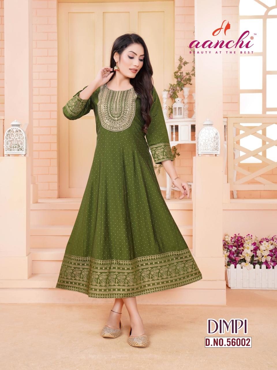 Aanchi Dimpi Kurti Wholesale Catalog