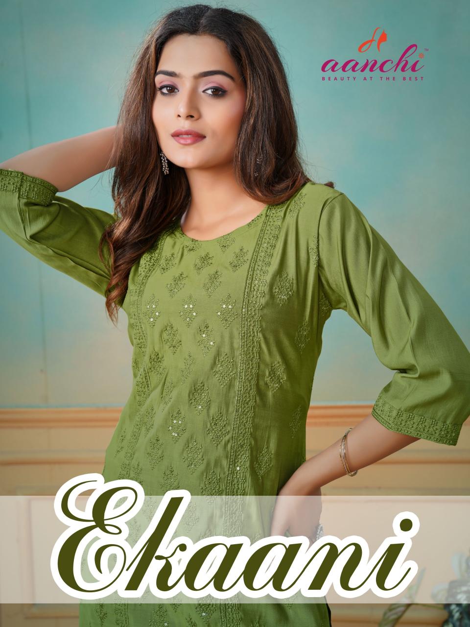 Aanchi Ekaani Kurti Wholesale Catalog