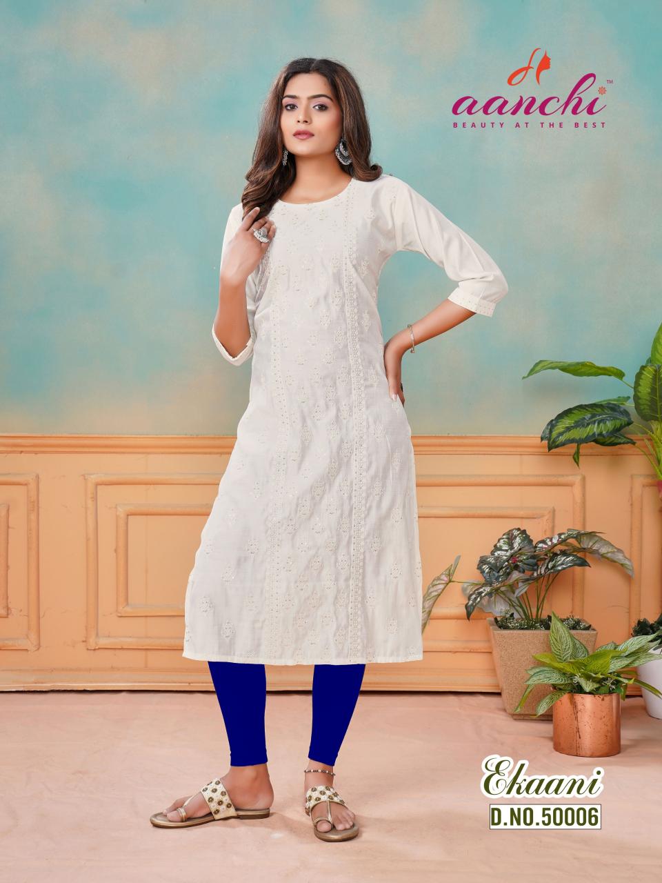 Aanchi Ekaani Kurti Wholesale Catalog