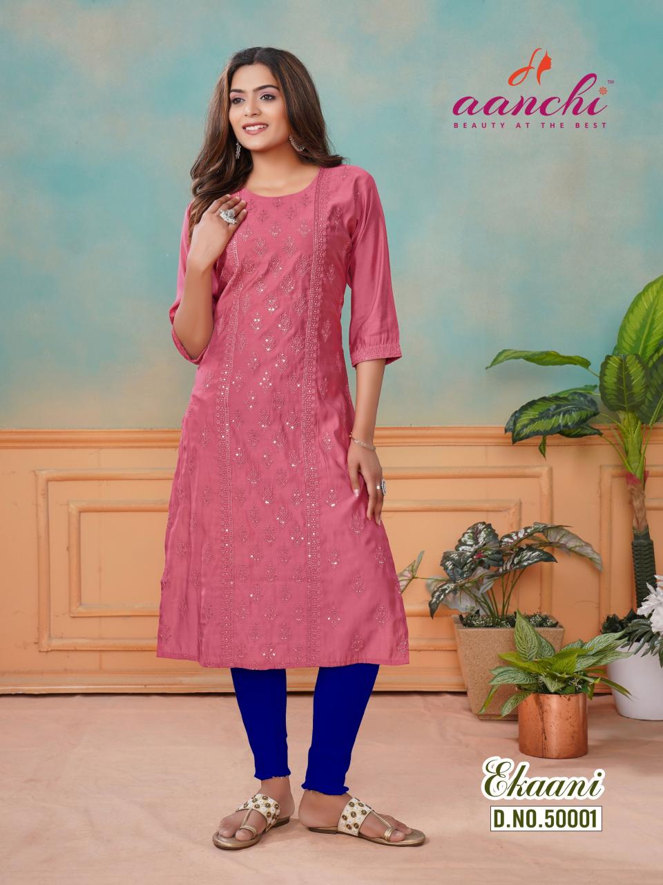 Aanchi Ekaani Kurti Wholesale Catalog