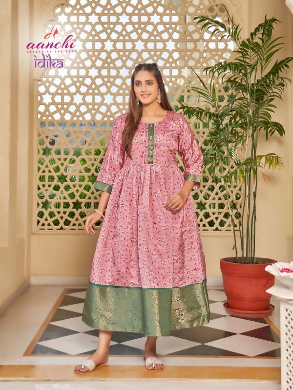 Aanchi Idika Fancy Kurti Wholesale Catalog