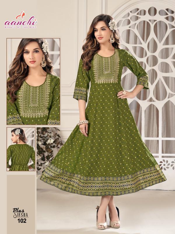 Aanchi Plus Siksha Kurti Wholesale Catalog