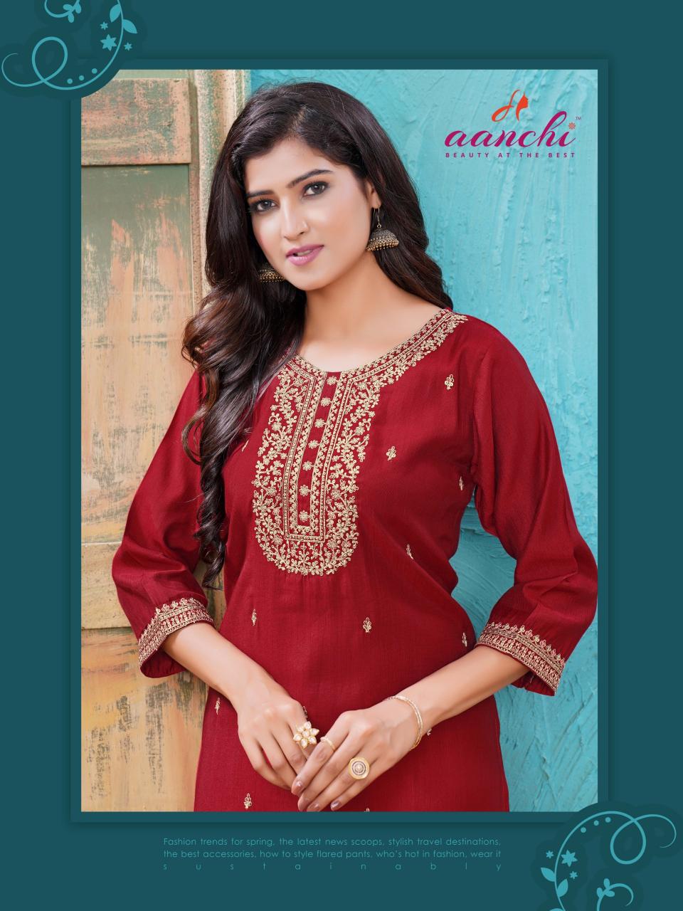Aanchi Unique Kurti Wholesale catalog