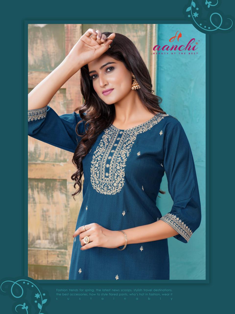 Aanchi Unique Kurti Wholesale catalog