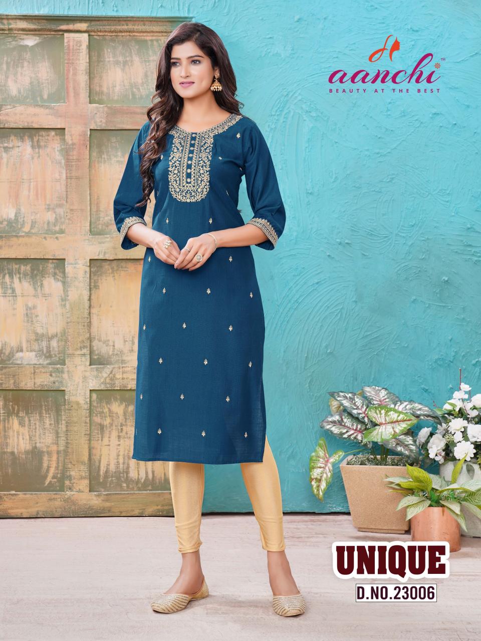 Aanchi Unique Kurti Wholesale catalog