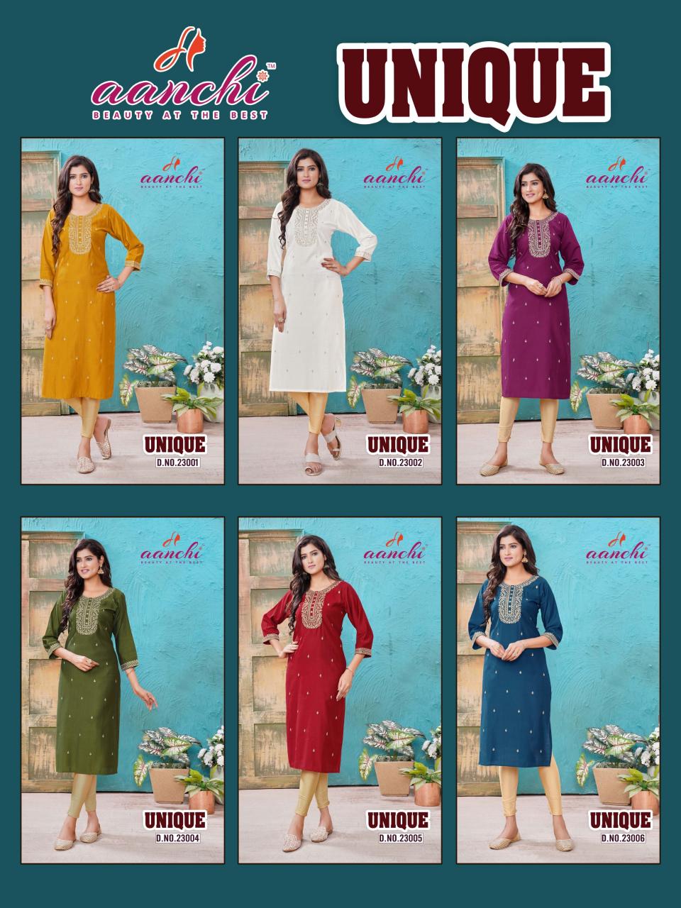 Aanchi Unique Kurti Wholesale catalog