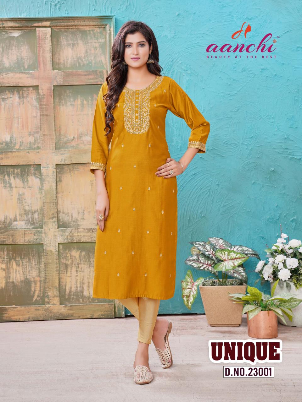 Aanchi Unique Kurti Wholesale catalog