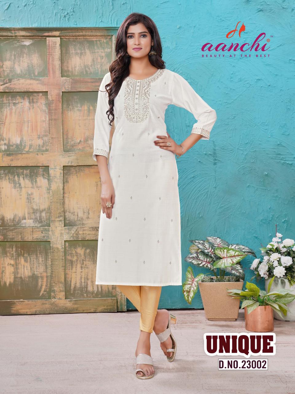 Aanchi Unique Kurti Wholesale catalog