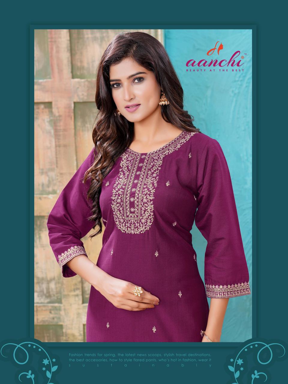 Aanchi Unique Kurti Wholesale catalog
