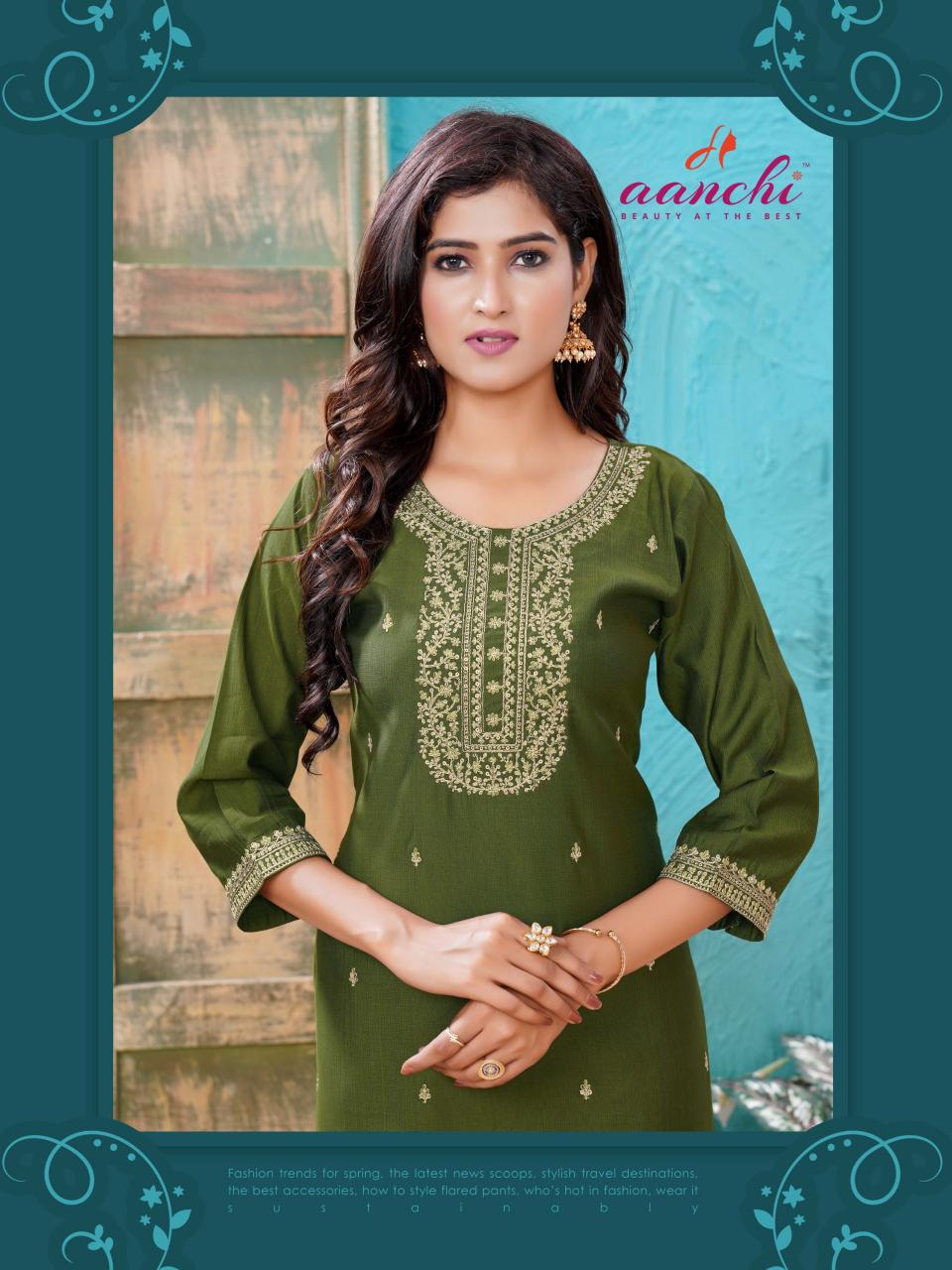 Aanchi Unique Kurti Wholesale catalog