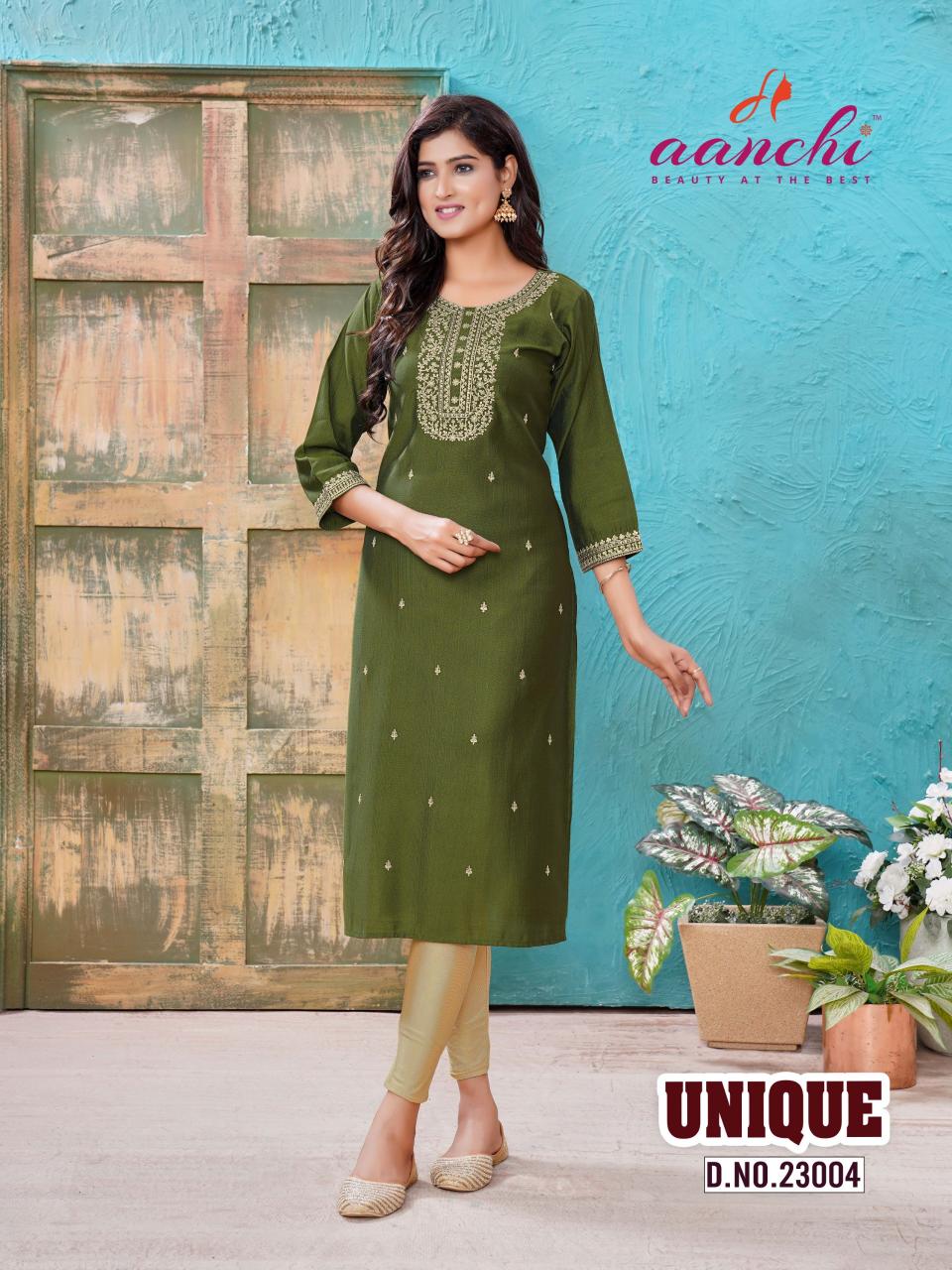 Aanchi Unique Kurti Wholesale catalog